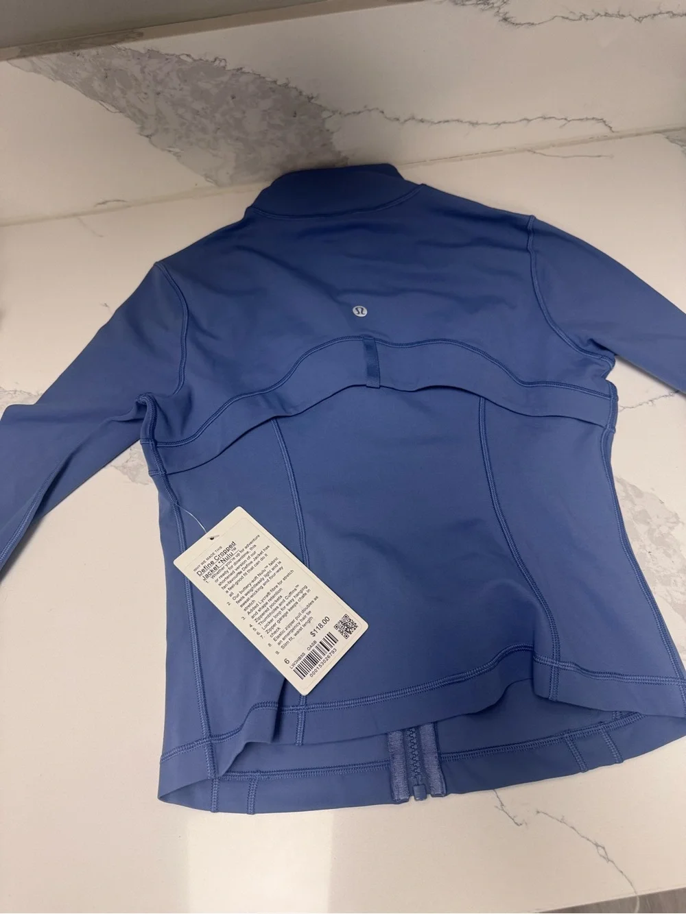 lululemon athletica Women's V-Neck Jacket in Periwinkle Blue